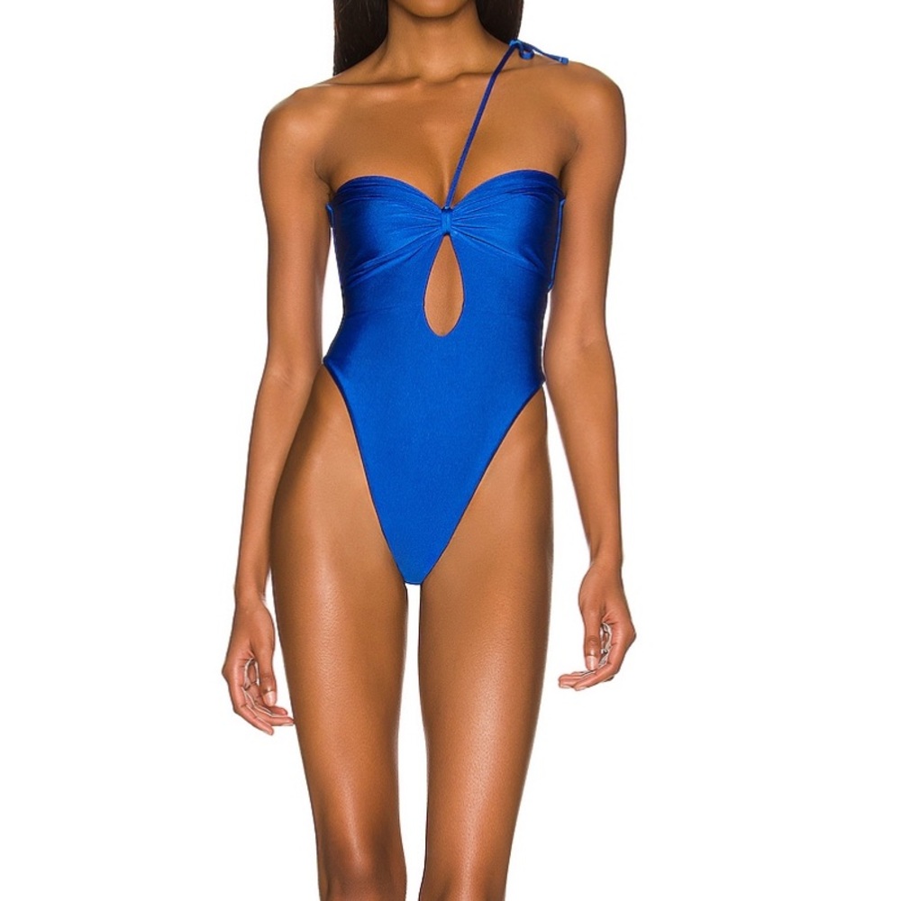 Lovers and friends blue one piece bikini